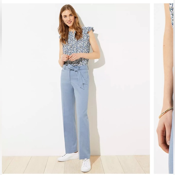 EUC LOFT Trouser Pants. Size 6P - Picture 2 of 16